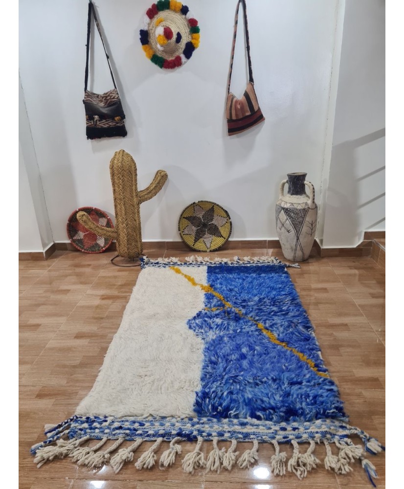 TAPIS BERBÈRE EN LAINE FAIT MAIN PT03