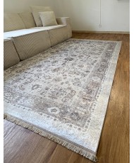 PRINT S-7077 BEIGE GRIS (LAVABLE EN MACHINE)