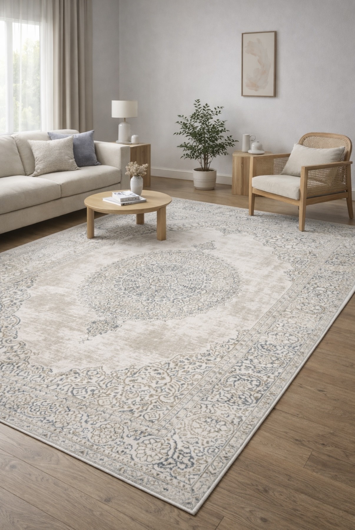 BERGAMO 358 GRIS FONCE-CREME