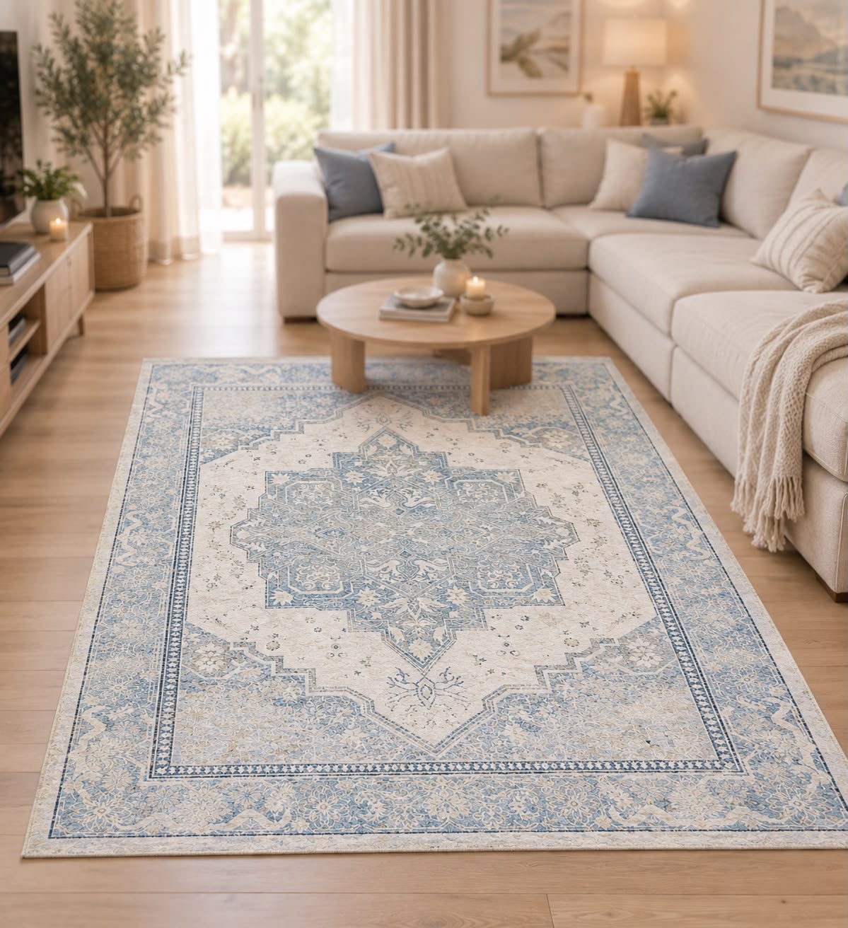 MILANO ROMA ORIENTAL BLEU-GRIS (VINTAGE)